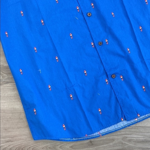 🔹HURLEY- BUTTON UP Collared SHORT SLEEVE SHIRT - Picture 4 of 9